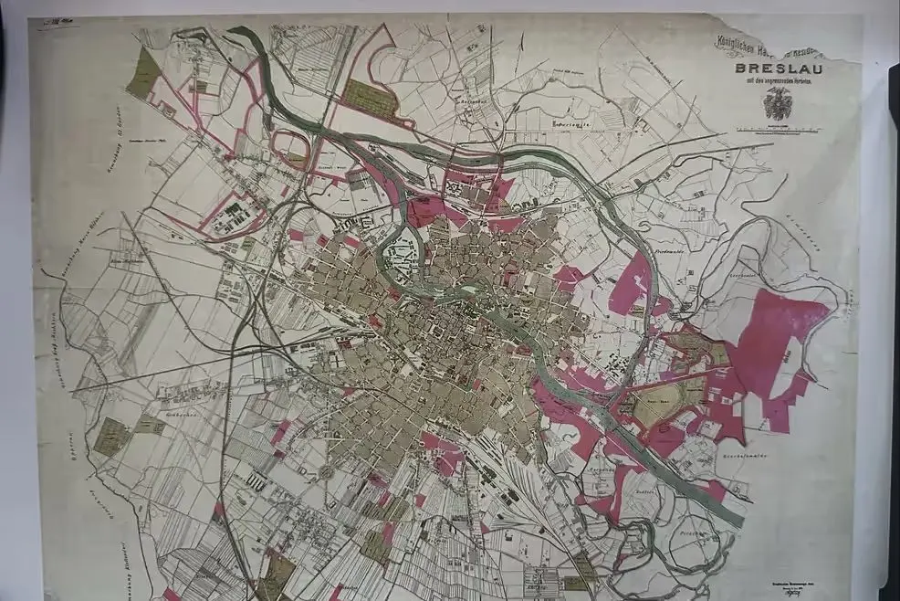 Stara Mspa Breslau Wrocław 1901 r — praca twórcy Andrzej na Freshwall Marketplace