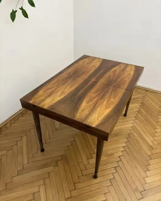 Stół prl Grabiński Ikea Krakowskie Fabryki lata 60 wyjatkowy egzemplarz vintage okazja — praca twórcy fintage.pl na Freshwall Marketplace