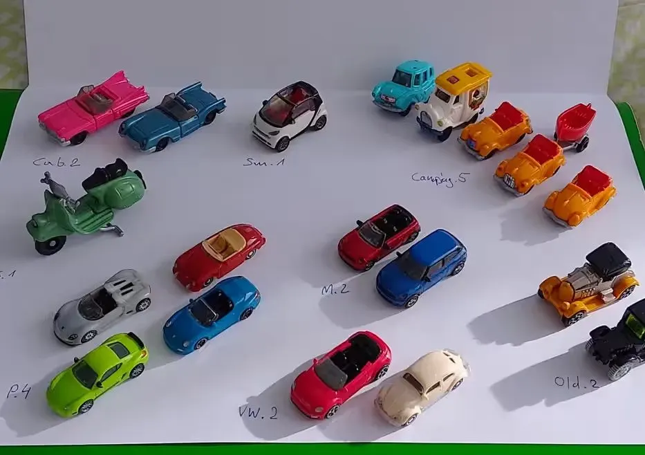 U Ei, Kinder niespodzianka, autka — praca twórcy Slawek na Freshwall Marketplace