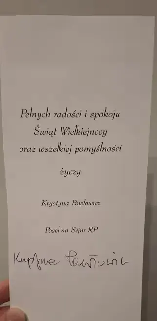 Autograf Krystyny Pawłowicz — praca twórcy kacperremiszewski na Freshwall Marketplace