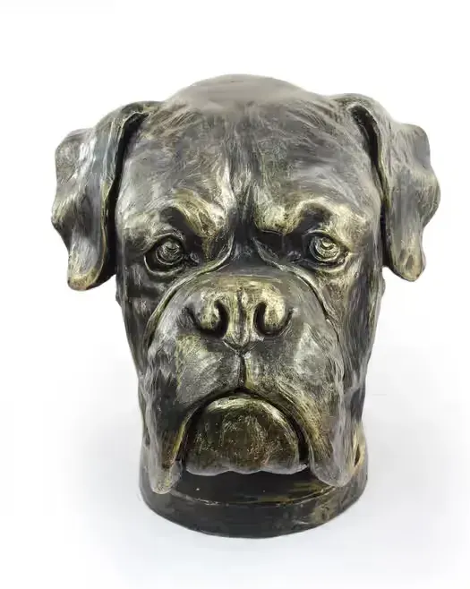 Bokser urna z żywicy Art-Dog — praca twórcy Krzysztof Liszka na Freshwall Marketplace
