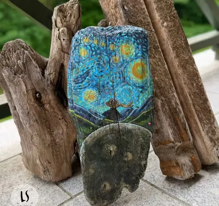 Driftwood | UNIKAT Morska rzeźba z Twoim ,Marzeniem' | LUKI SZTUKI — praca twórcy LUKI SZTUKI na Freshwall Marketplace