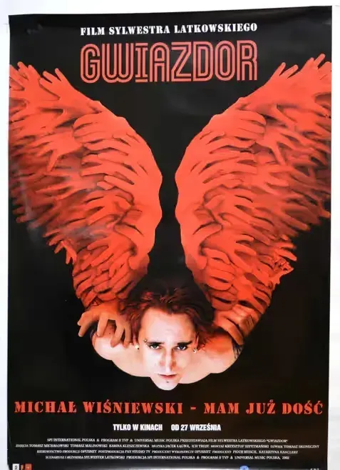 Oryginalny plakat kinowy Gwiazdor 2002 Michał Wiśniewski Ich Troje 68x98 cm plakat filmowy B1 — praca twórcy IG88 na Freshwall Marketplace