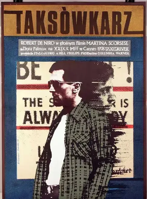 Plakat filmowy Taksówkarz Andrzej Klimowski numerowany sygnowany — praca twórcy Marek na Freshwall Marketplace