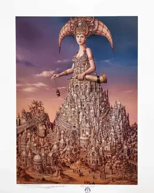 Tomasz Sętowski obraz - Inkografia max format limitowany / numerowany — praca twórcy Jacek na Freshwall Marketplace