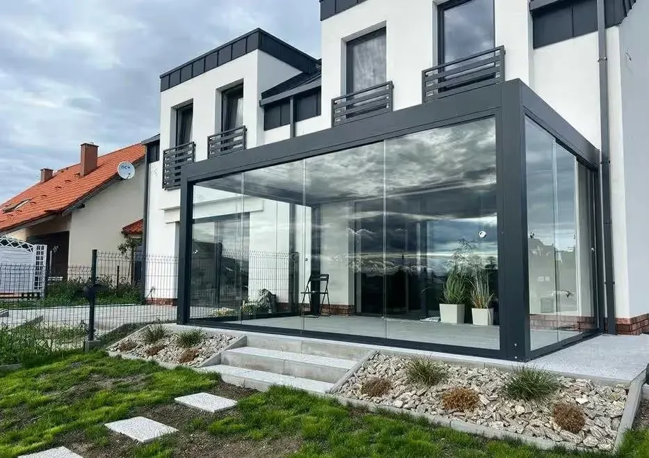 PROMOCJA ! ! Pergola Aluminiowa Lamele Zadaszenie Taras Led Transport — praca twórcy ogrodzeniaizadaszenia na Freshwall Marketplace