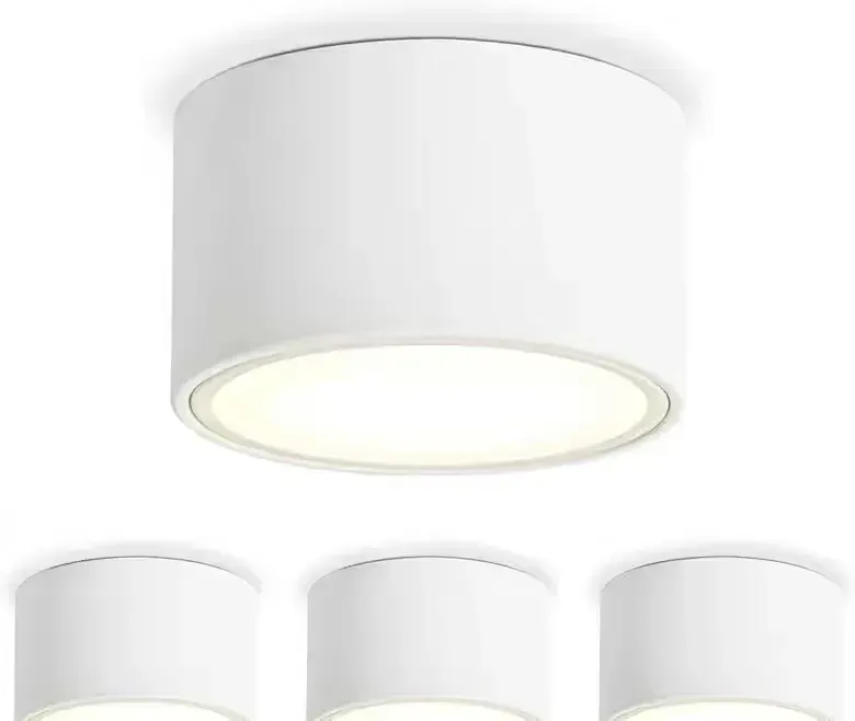 4x Reflektor LED GX53 6W 550lm 3000K Ø95mm Biały Mat 230V 811 — praca twórcy Dawid na Freshwall Marketplace