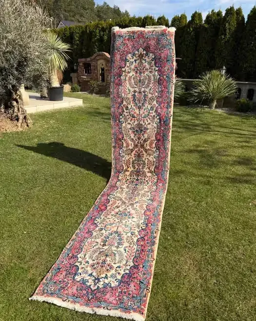 Chodnik Dywan Perski Kaszmirowy Iran Ispahan 415x75 gal. 30 tyś — praca twórcy Dywany Świata na Freshwall Marketplace