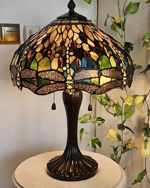 Lampa Witrazowa Tiffany Styl.Wazka.Stan Idealny — praca twórcy Marek na Freshwall Marketplace