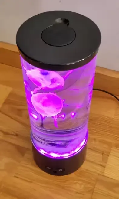Lampka nocna z pływającymi meduzami — praca twórcy Piotr na Freshwall Marketplace