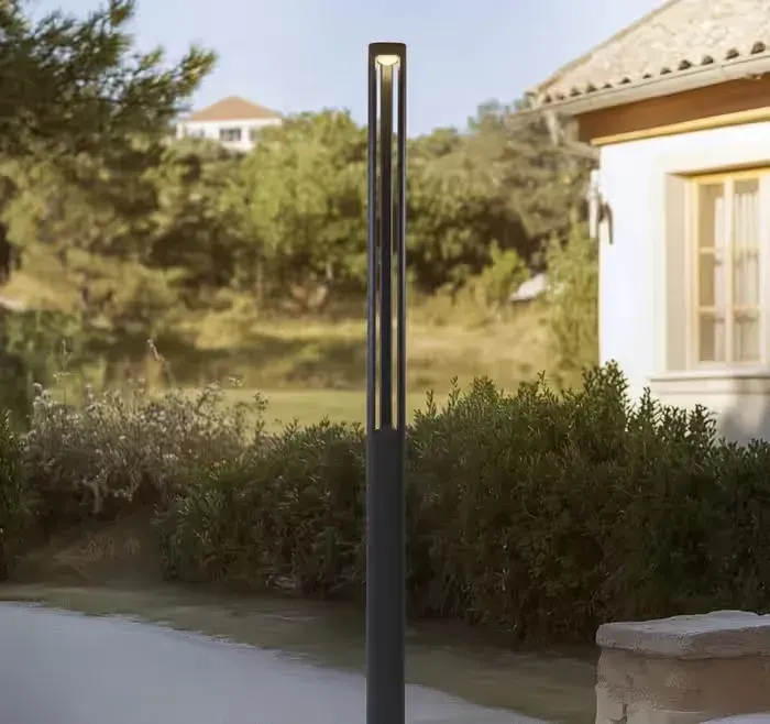 Lucande Lampa zewnętrzna LED Pirron, 230 cm, antracyt, IP65 — praca twórcy Eryk na Freshwall Marketplace