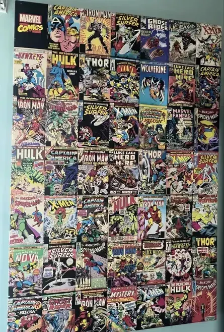 Marvel comics - obrazy na płótnie — praca twórcy Artur na Freshwall Marketplace