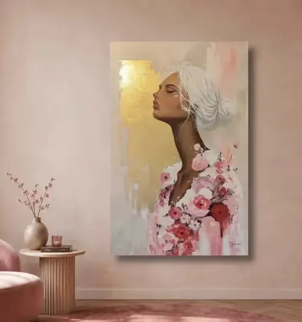 Ręcznie malowany obraz 80/120 cm — praca twórcy Julia na Freshwall Marketplace