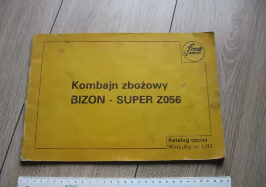 BIZON katalog kombajn zbożowy Super 1984r PGR — praca twórcy Jacek na Freshwall Marketplace
