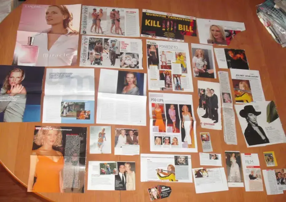 Uma Thurman materiały z prasy — praca twórcy Anna na Freshwall Marketplace