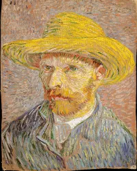 Self-Portrait with a Straw Hat (obverse: The Potato Peeler) — Vincent van Gogh — ujęcie 2