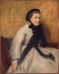 Portrait of a Woman in Gray — Edgar Degas — ujęcie 2