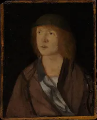 Portrait of a Young Man; (reverse) Girl Making a Garland — Hans Süss von Kulmbach — ujęcie 2