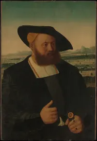 Portrait of a Man with a Moor's Head on His Signet Ring — Conrad Faber von Creuznach — ujęcie 2