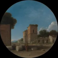 A Roman Landscape with Figures — Goffredo Wals — ujęcie 2