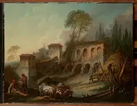 Imaginary Landscape with the Palatine Hill from Campo Vaccino — François Boucher — ujęcie 2