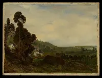 An Old Chapel in a Valley — Théodore Rousseau — ujęcie 2