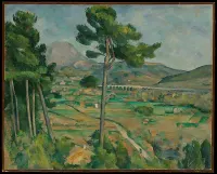 Mont Sainte-Victoire and the Viaduct of the Arc River Valley — Paul Cézanne — ujęcie 2