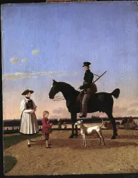 A Huntsman and a Peasant Woman by the Isar River with a View of Munich — Wilhelm von Kobell — ujęcie 2