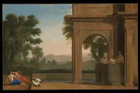 Classical Landscape with Figures — Henri Mauperché — ujęcie 2