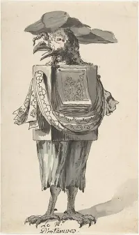 Caricature of a Print seller — Jean Charles Delafosse — ujęcie 2