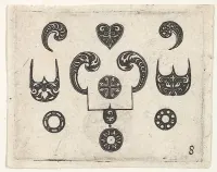 Blackwork Print with Various Motifs — Claes Jansz. Visscher — ujęcie 2