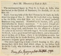 Art. IX. Monument of Eudo de Arsic, from \ — Anonymous, 18th century — ujęcie 2