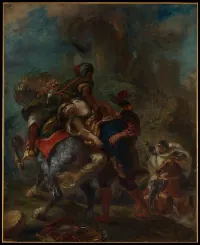 The Abduction of Rebecca — Eugène Delacroix — ujęcie 2