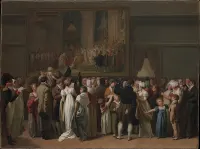 The Public Viewing David's \ — Louis Léopold Boilly — ujęcie 2