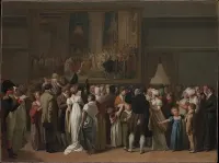 The Public Viewing David's \ — Louis Léopold Boilly — ujęcie 2