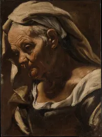 Head of an Old Woman — Orazio Borgianni — ujęcie 2