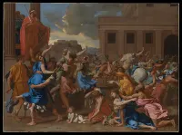 The Abduction of the Sabine Women — Nicolas Poussin — ujęcie 2