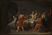 The Death of Socrates — Jacques Louis David — ujęcie 2