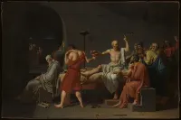 The Death of Socrates — Jacques Louis David — ujęcie 2