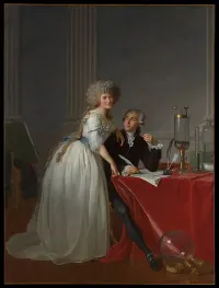 Antoine Laurent Lavoisier (1743–1794) and Marie Anne Lavoisier (Marie Anne Pierrette Paulze, 1758–1836) — Jacques Louis David — ujęcie 2