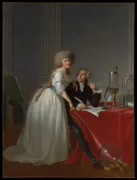 Antoine Laurent Lavoisier (1743–1794) and Marie Anne Lavoisier (Marie Anne Pierrette Paulze, 1758–1836) — Jacques Louis David — ujęcie 2