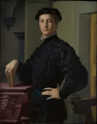 Portrait of a Young Man — Bronzino (Agnolo di Cosimo di Mariano) — ujęcie 2