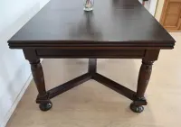 antyk mebel długi mocno rozkładany 396cm stół — ujęcie 2