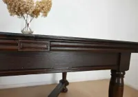antyk mebel długi mocno rozkładany 396cm stół — ujęcie 5