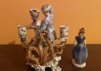 Figurki z porcelany antyki kolekcje prlu vintage — ujęcie 2
