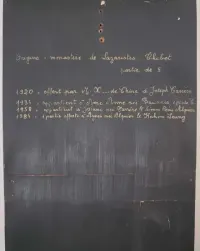 Monumentalne Panele Laka CHIBET 160cm – Antyk z Proweniencją 1920r. Chiny — ujęcie 3