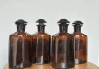 Sztanglasy, szkło apteczne, ozdoby, vintage, antyki — ujęcie 2