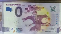 Banknot 0 Euro Parque Warner Joker Anniversary Hiszpania 2022 — ujęcie 2