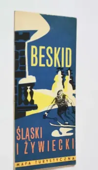 Beskid Śląski i Żywiecki Mapa turystyczna 1975 | PRL Retro — ujęcie 3
