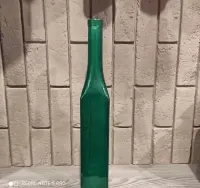 butelka kolekcjonerska kolor morski, morska wys 35 cm — ujęcie 3